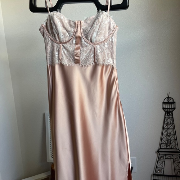 Forever 21 Bustier Satin Slip Midi Dress - Picture 12 of 12